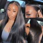 13×6 Full Frontal HD Lace Straight Hair Pull Go Glueless Human Hair Wig Pre Everything - Image 4