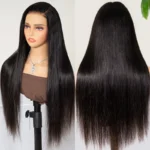 Straight Human Hair Wear Go Glueless 6×5 Lace Closure Wig Pre-Cut Lace Plucked Hairline - Image 2