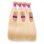 Tinashe Hair brazilian straight hair 1 bundle deals Virgin Remy hair extensions 100% human hair bundles Color #613 - Image 4