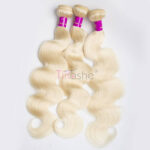 Tinashe hair Brazilian blonde body wave human hair 3 bundles virgin human hair 613 color - Image 6