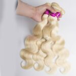 Tinashe hair Brazilian blonde body wave human hair 3 bundles virgin human hair 613 color - Image 2