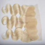 Blonde 613 Hair Color Brazilian Body Wave 13×4 Lace Closure Frontal - Image 4