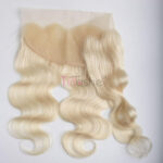 Blonde 613 Hair Color Brazilian Body Wave 13×4 Lace Closure Frontal - Image 3