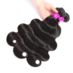 Brazilian Body Wave 3 Bundles with 5×5 HD Lace Closure - Image 3