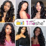 Tinashe Virgin Hair Brazilian Loose Wave With Closure Brazilian Remy Hair Spring Curly 4 Bundles Hair Weft With 5×5 Closure - Image 8