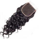 3 Bundles With Closure Water Wave Human Hair Weave Bundles With Closure Natural Color - Image 7