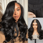 Butterfly Layer Cut Loose Body Wave U Part Human Hair Wig Pull & Go Drawstring Beginner Friendly