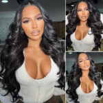 Body Wave U/V Part Human Hair Wig Pull & Go Beginner Friendly Half Wig For Black Women 200% Density - Image 5