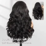Yaki Loose Body Wave V Part Wig Pre Styled Layer Cut Human Hair Wig 180% Density - Image 7