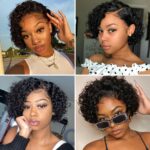 Pixie Cut Water Wave Short Bob Wig Bouncy Curly Glueless 13×4 Lace Front Wigs - Image 9
