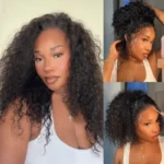 Drawstring Water Wave 360 Lace Frontal Wigs Invisi-Strap Wet and Wavy Human Hair Plucked & Bleached - Image 13