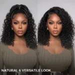 Water Wave Glueless Bob Wig 13×4 Undetectable Lace Front Short Human Hair Wig 180% Density - Image 9