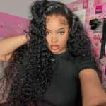 Flash Sale Water Wave 13×4 13×6 HD Lace Frontal Human Hair Wigs Glueless Pre Plucked & Bleached - Image 6