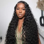 Flash Sale Water Wave 13×4 13×6 HD Lace Frontal Human Hair Wigs Glueless Pre Plucked & Bleached
