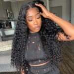 Water Wave 5×5 13×4 HD Lace Wig Preplucked Hairline Natural Wavy Melt Lace Wig - Image 5