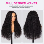 Water Wave Glueless Wig 6×5 13×4 HD Lace Frontal Human Hair Wigs Plucked Hairline 200% Density - Image 6
