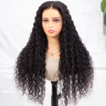 13×6 Full Frontal HD Lace Water Wave Drawstring Glueless Human Hair Wig Pre Everything - Image 5