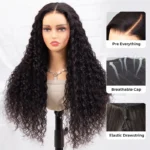 Water Wave Pull Go Drawstring Glueless 6×5 13×6 PartingMax HD Lace Frontal Human Hair Wig - Image 3