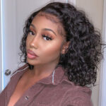 Water Wave Glueless Bob Wig 13×4 Undetectable Lace Front Short Human Hair Wig 180% Density - Image 8