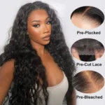 Water Wave Wear Go Glueless 6×5 Pre Cut Lace Closure Wig Wet and Wavy Human Hair Bleached Knots - Image 7