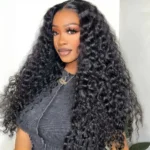 Flash Deal Water Wave Human Hair Glueless Wig 6×5 13×6 HD Lace Pre Plucked & Bleached 250% Density - Image 7