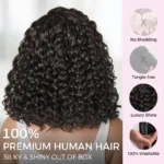 Water Wave Glueless Bob Wig 13×4 Undetectable Lace Front Short Human Hair Wig 180% Density - Image 6