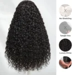Flash Deal Water Wave Human Hair Glueless Wig 6×5 13×6 HD Lace Pre Plucked & Bleached 250% Density - Image 6