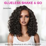 Water Wave Glueless Bob Wig 13×4 Undetectable Lace Front Short Human Hair Wig 180% Density - Image 5