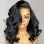 Short Body Wave Wear Go Glueless 6×5 13×4 HD Pre-Cut Lace Wig Barrel Curls 100% Human Hair