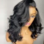 Short Body Wave Wear Go Glueless 6×5 13×4 HD Pre-Cut Lace Wig Barrel Curls 100% Human Hair - Image 3